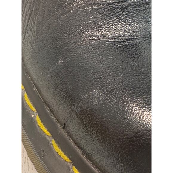 Dr Martens Black 1460 Boots Leather 8 Hole Lace Up Mns 10 Wms 11 Pascal Soft - Picture 5 of 15